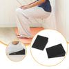 2 Pieces Yoga Block Black Improve Flexibility Portable Accessories Brick for Squat Indoor