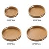25/30/35/40CM Wood Tray Round Food Bread Pan New Serving Tray  Coffee Home Table