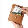 2024 Корейский стиль Настоящая кожа Многофункциональный кошелек: Компактный ретро картхолдер и монетница