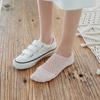 Women's Cotton Spring and Summer Boat Socks Invisible Socks Shallow Mouth Silicone Non-slip No-fall Heel Socks