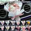 Dried Flower Car Air Freshener Car Air Outlet Aromatherapy For Girls Bouquet Auto Vent Clip Car Accessories Car Decoration