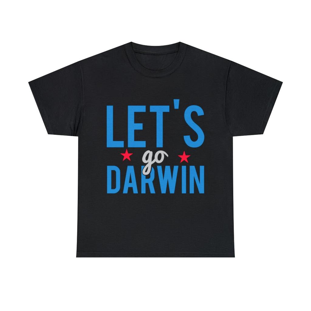 Let's Go Darwin Graphic Tee Shirt, S-5XL