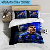 3PCS Energy Style In Sports Martinez Bedding set,Ideal for1pc Duvet Cover And 2pcs Pillowcases Perfect for Christmas gift,Ideal for Bedroom,Dormitory
