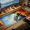 Good Omens Chibi Art Large Size Mouse Pad Large Gaming Table Cushion Nonslip Laptop Tablet Big Mousepad Xxl Mat Mini Pc Playmat With Lock Edge