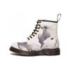 Dr. Martens Tate Comfortable Lace-Up Ankle Boots Unisex Ankle Boots White 31731649