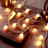 1Pcs LED Fairy String Cherry Ball Lamp Operation Wedding Christmas Wreath Outdoor Room Decoration WBL