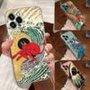 Японская культура Волна Дракона Аниме Чехол Для Apple iPhone 17 16 15 14 13 12 11 Pro Max 16 Plus 16E 17Air 17Pro Чехол для телефона Funda