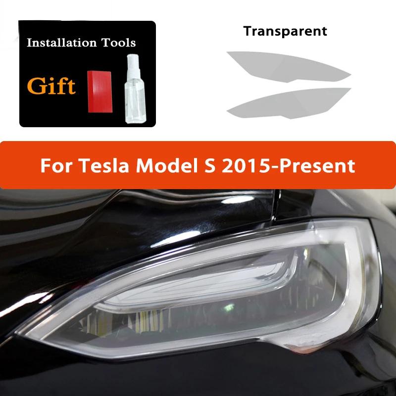 For Tesla Model 3 Y Model X S 2015-2025 HD Car Headlight Protective Film TPU Sticker Headlamp Taillight Fog Lamp Protective Film