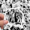 10/30/50/100 шт. ONE PIECE Мультяшные Наклейки Черно-Белые Аниме Наклейки DIY Дневник Холодильник Гитара Награда Крутая Наклейка Люффи Граффити