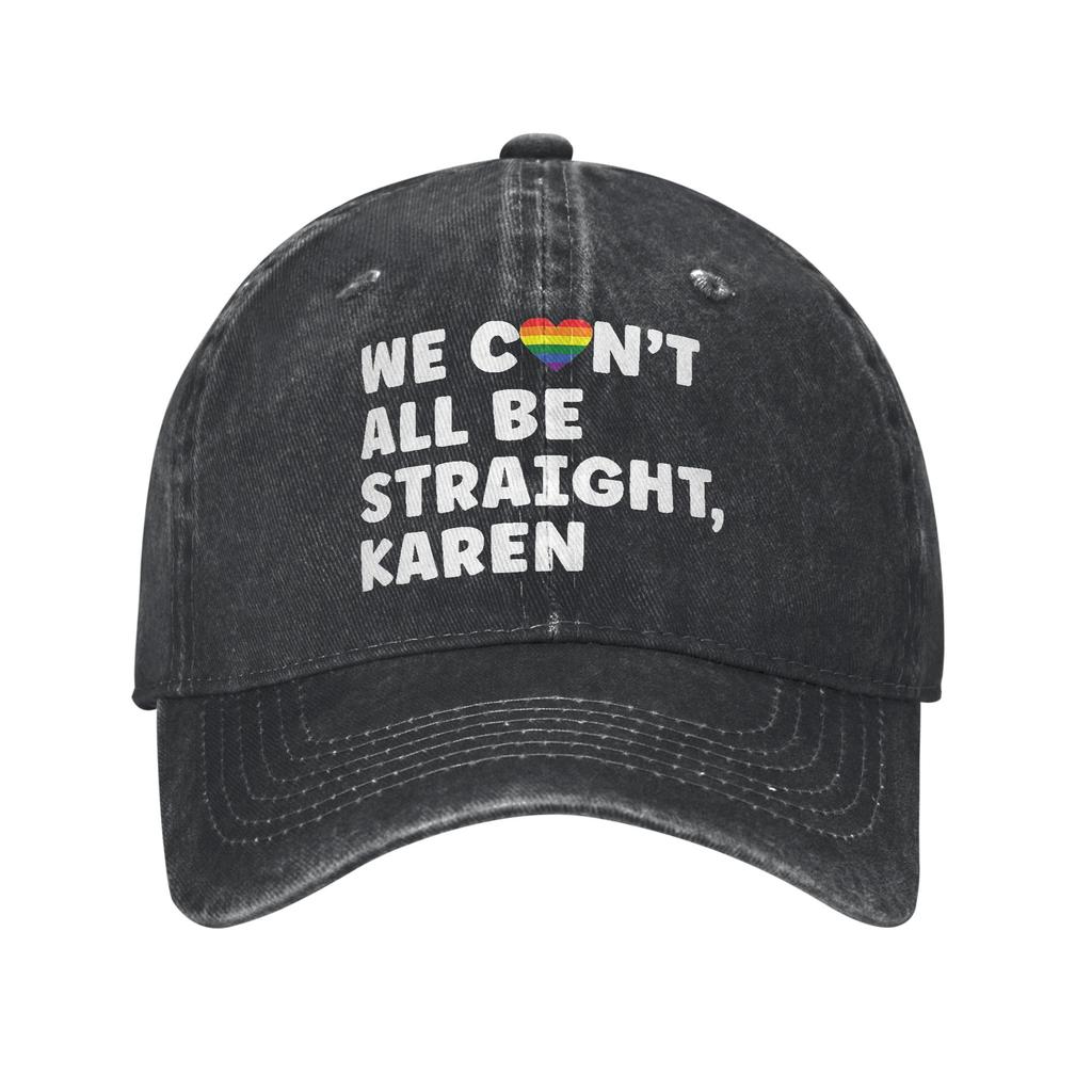 Equality LGBT Pride Awareness for Gay Baseball Cap Unisex Women Distressed Denim Washed Snapback Hat Outdoor Adjustable Caps Hat