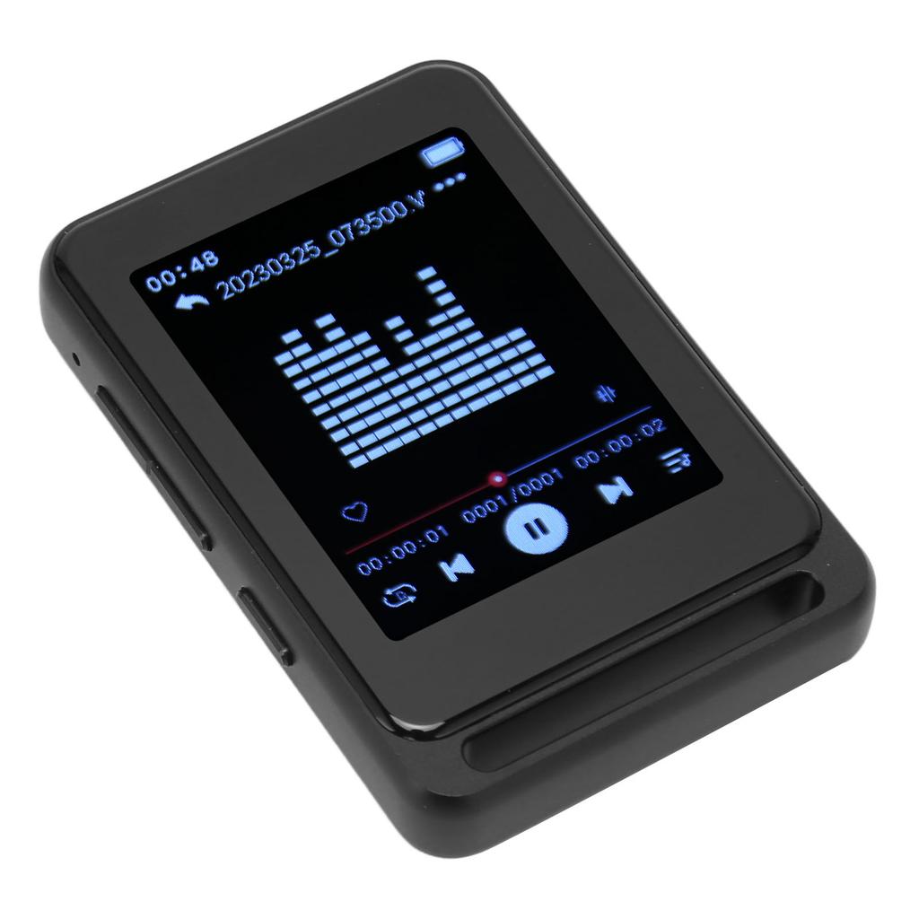 2,4-дюймовый музыкальный плеер с полностью сенсорным экраном, портативный MP3-плеер, Bluetooth 5.0, MP3-плеер высокой четкости для спорта