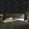 Black glitter wallpaper black, graphite, brown and gray 50x1000