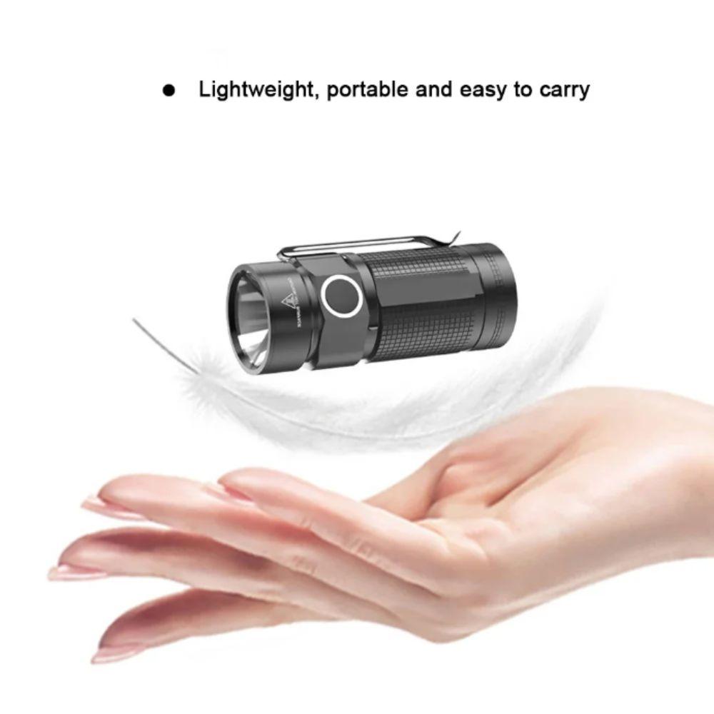 USB Rechargeable Portable Flashlight Aluminum Zinc Zinc Alloy Multi-functional Flashlight for 4.2V 5W EDC