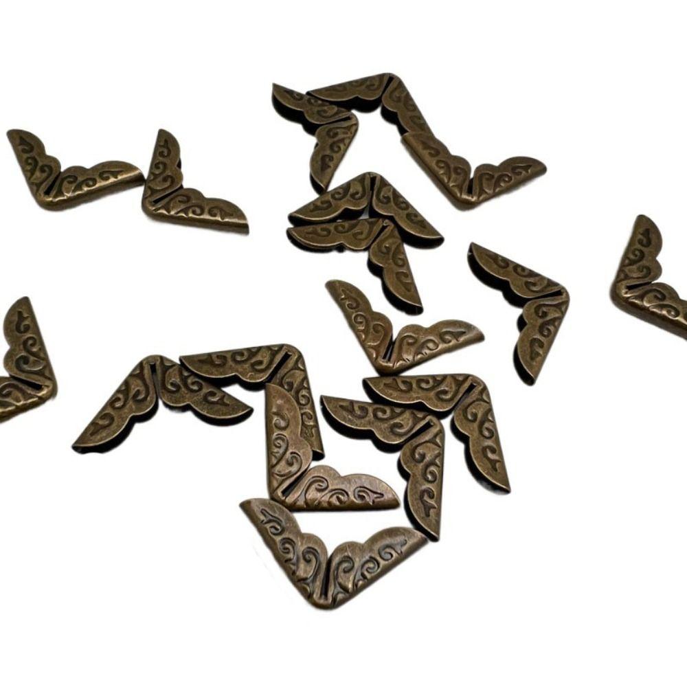 50 шт. DIY протектор для уголков книг винтажные угловые скобы для книг протектор для скрапбукинга дома