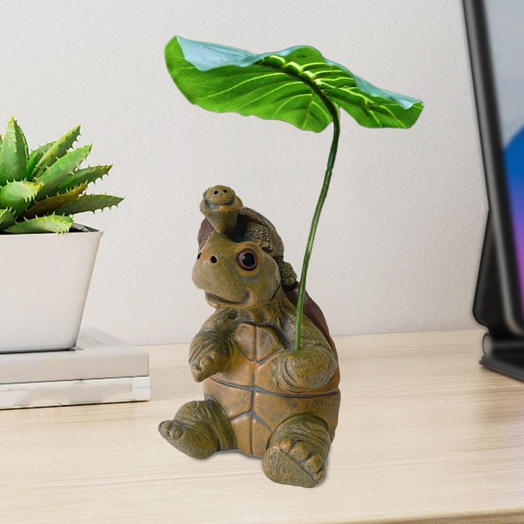 Miniature Sea Turtle Figurines Tortoise Statue Animal Landscape Decor Resin Fairy Garden Landscape Animal Tortoise For Offices