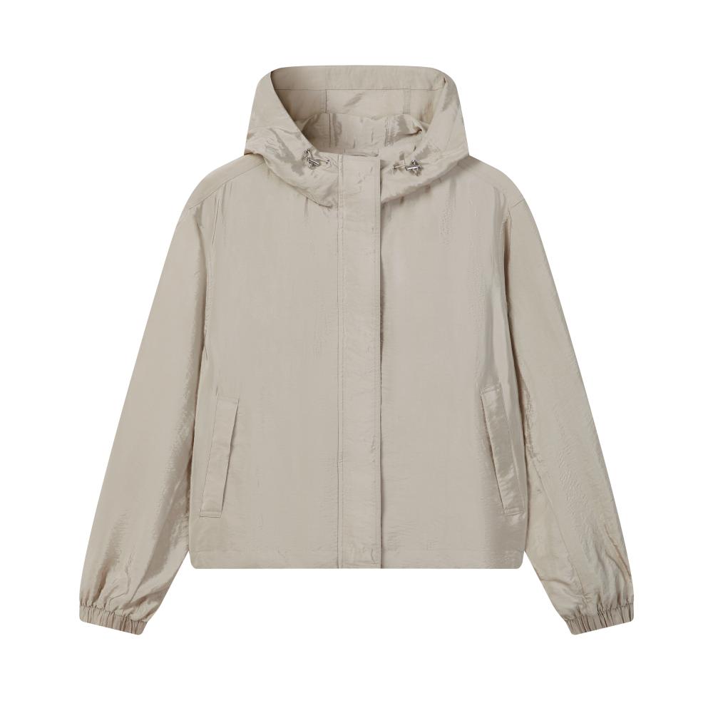 Fila Серия Milano Худи Свободная Повседневная Удобная Куртка Женские куртки Пепельно-серый F11W625705FGY