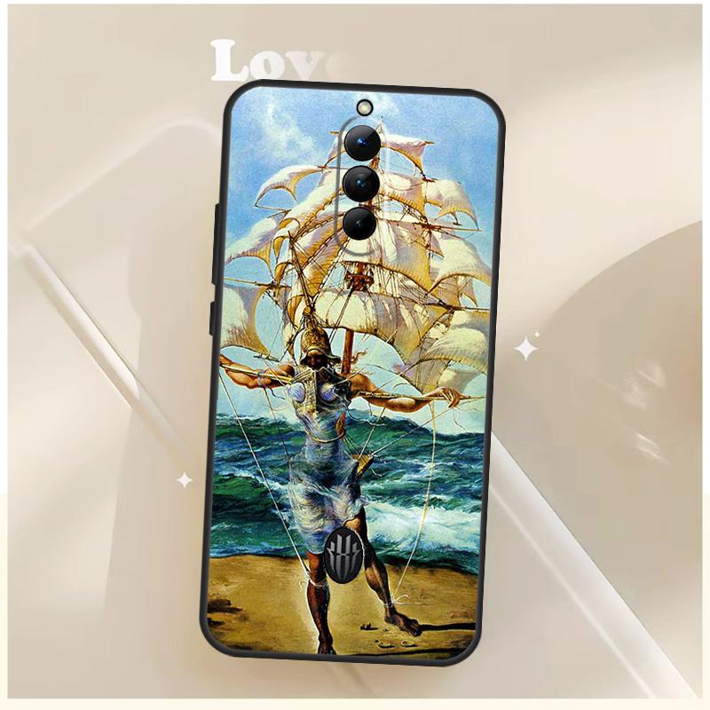 Художественный чехол Сальвадора Дали Для ZTE Nubia Red Magic 6 7 6S 7S 8S 9S 10S Pro Для RedMagic 10 8 9 11 Pro Plus Чехол