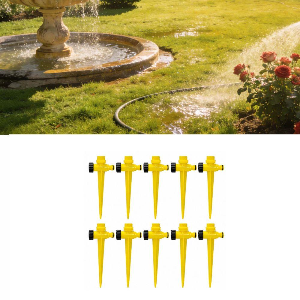 10PCS 3/4inch Male Thread Lawn Sprinkler Spike Base  Outdoor Irrigation