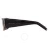 Philipp Plein Grey Oval Ladies Sunglasses Spp025s 0700 55