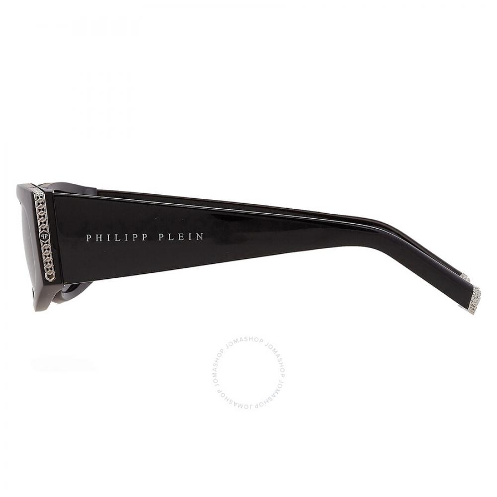 Philipp Plein Grey Oval Ladies Sunglasses Spp025s 0700 55