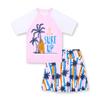 Kids' Two-Piece UV-Protective Swim Set: Long Sleeve Top & Shorts
