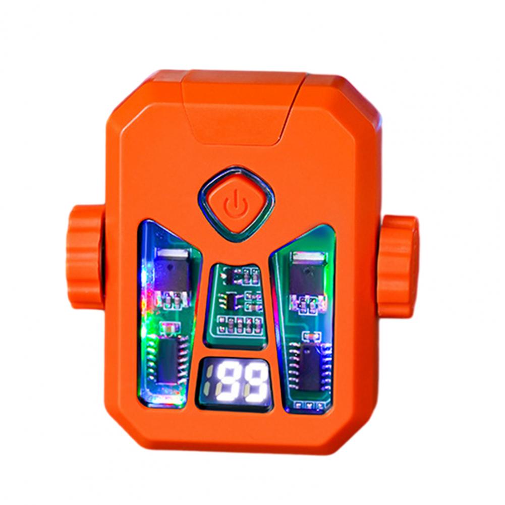 Windproof Igniter Colorful Spinning Toy Compact Rechargeable Arc-pulse Igniter Windproof Electric Flameless Bbq Fidget Toy