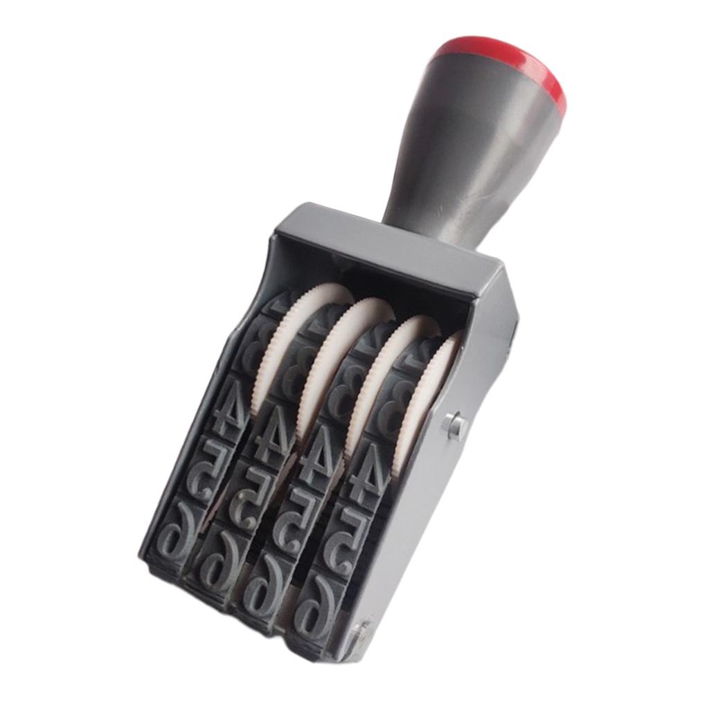 Нумерационный штамп 4 полосы цифровая печать цифровая печать цифровая нумерационная машина нумерационный штамп тележка для документов дата офиса