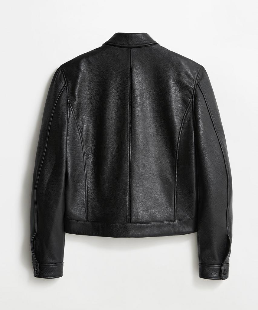 LMOOD Rigel Lambskin Leather Jacket Black