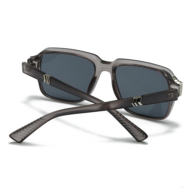 Popular Cross-Border Foreign Trade Men's Sunglasses with Studs European and American Street Style Instagram Influencer Model Square Sunglasses 36006