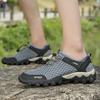 Men Breathable Sneakers  New Fashion Shoes Climbing Hiking Shoes Men Outdoor Beach Wading Shoes Mesh Mens Non-slip