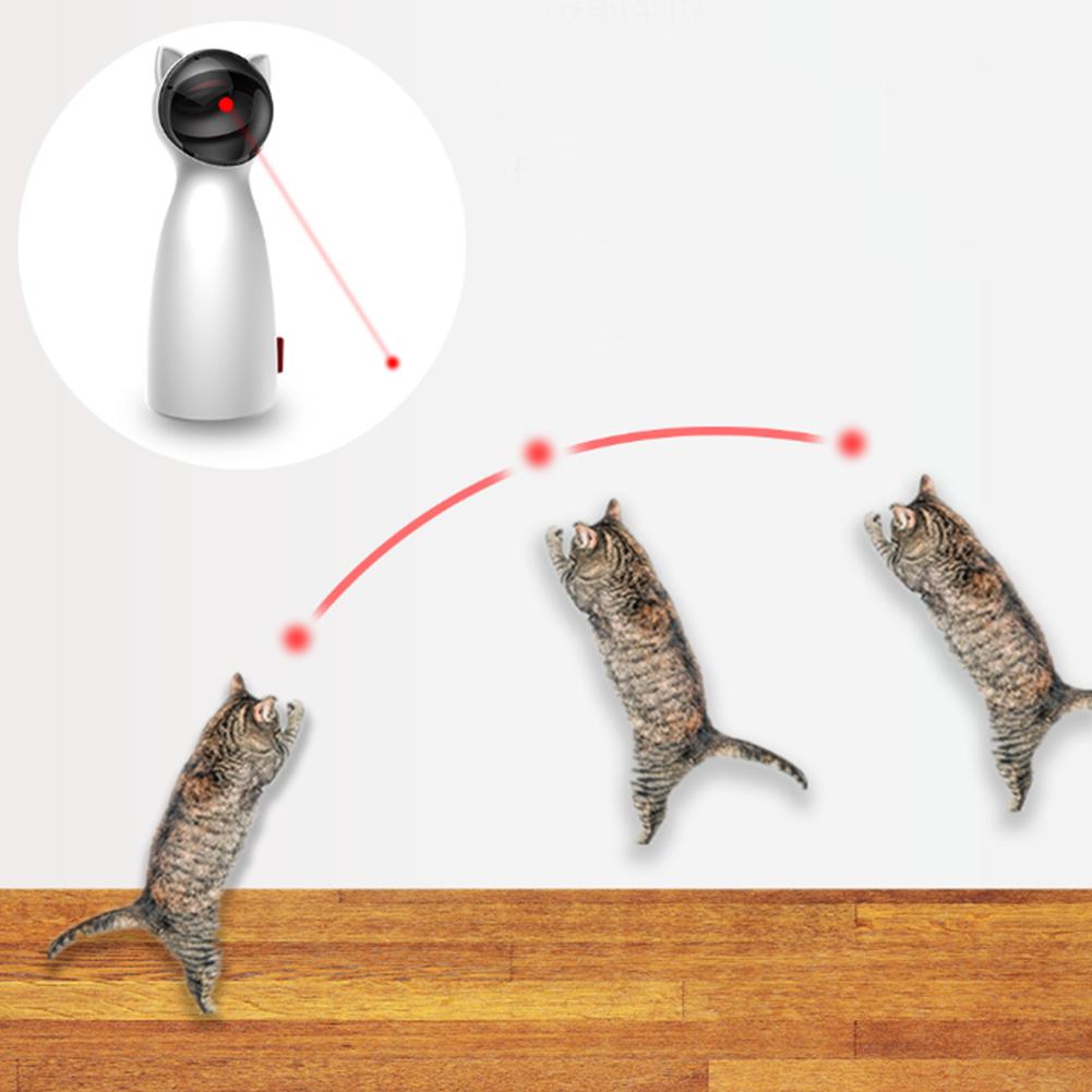Pet Cat Teasing Toy Automatic Rotating Laser Dual Mode Funny Interactive Toys