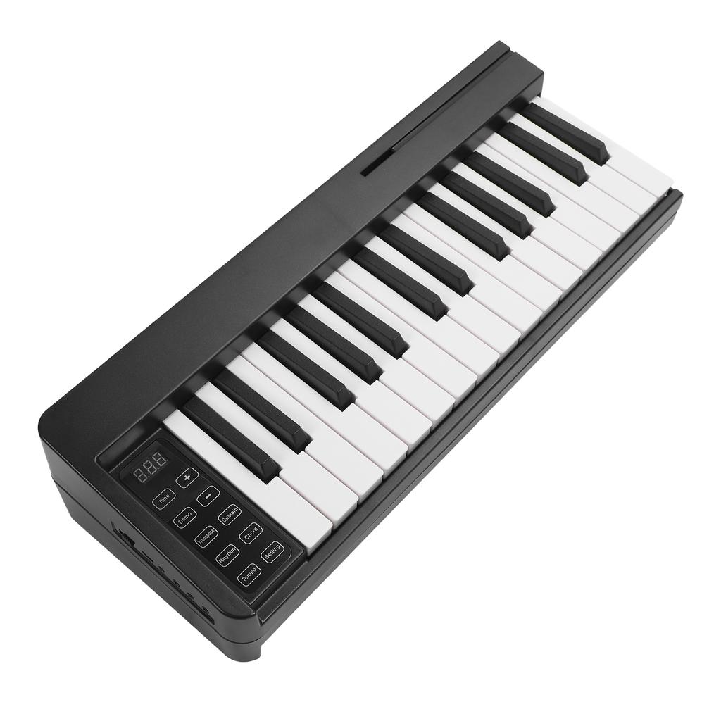 61 клавиша складное пианино полноразмерное перезаряжаемое прозрачное тональное складное пианино клавиатура для начинающих черное