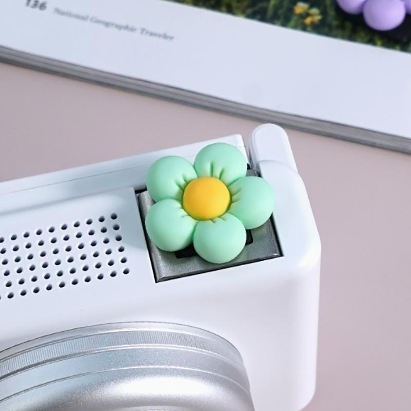 3D Милый Цветок Крышка Горячего Башмака Камеры Мягкий Силикон Универсальный Защитник Вспышки Колпачок Защитник Холодного Башмака Для A7C2/A6400