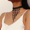 Fashion Lace Collarbone Chain Short Necklace Neck Accessories Neck Strap Mesh