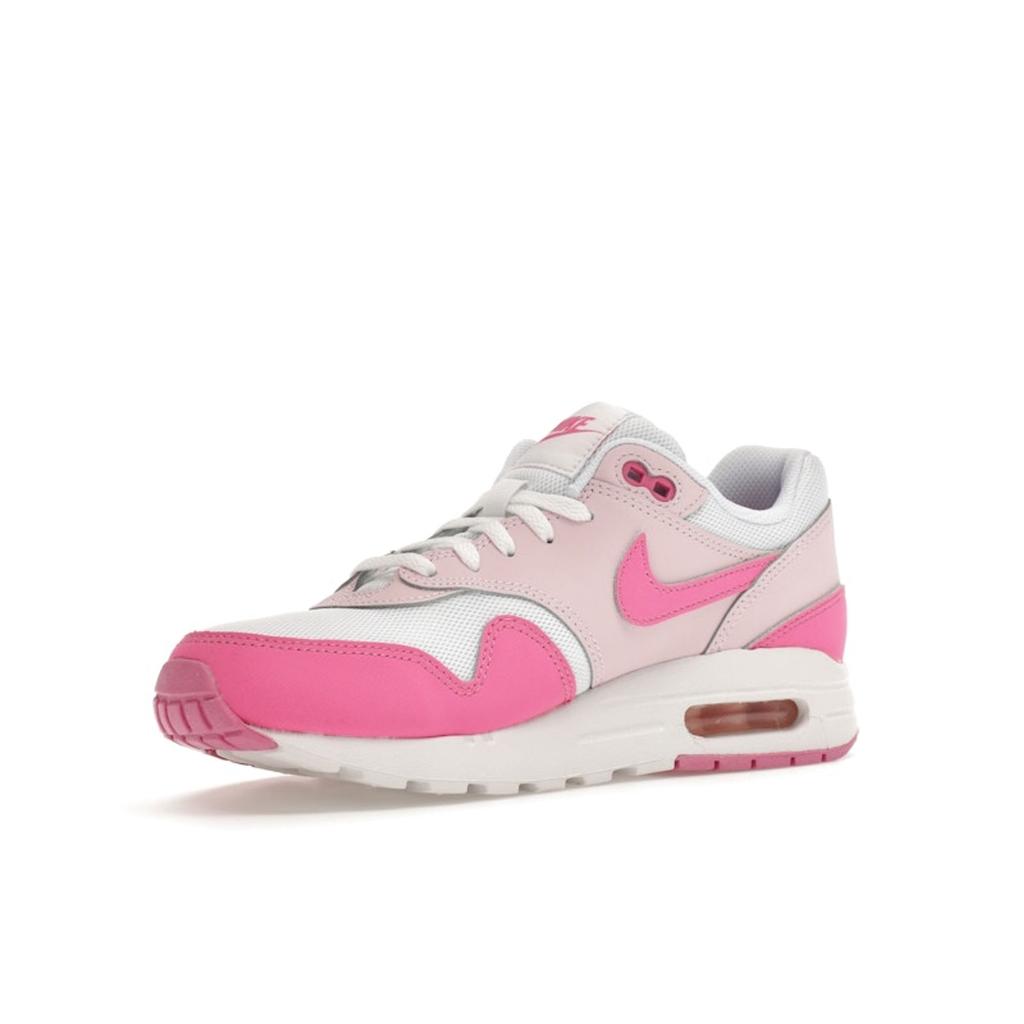 Nike Кроссовки Air Max 1 GS Белые Розовый пеноматериал Детские Игриво-розовый FZ3559-100
