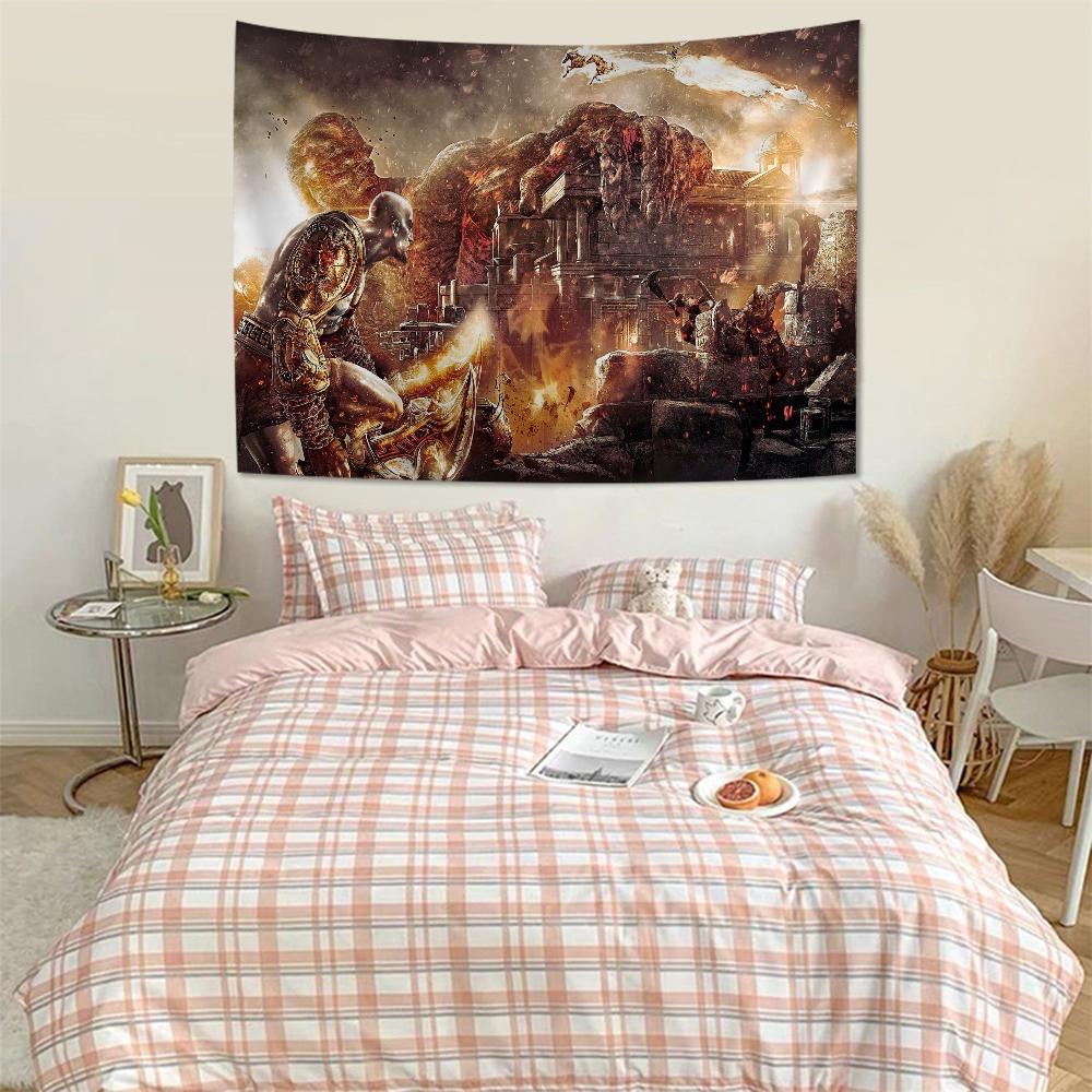 God Of War Colorful Tapestry Wall Hanging Bohemian Wall Tapestries Mandala Wall Art Decor
