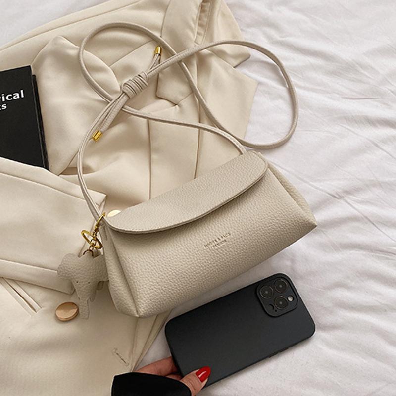 Новая симпатичная сумка через плечо из искусственной кожи с подвеской в виде слона, модные однотонные сумки через плечо, популярные женские сумки