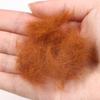 Bimoo Squirrel Hair Fiber Natural Dubbing Fiber for Nymph Scud Streamers Fly Tying Material Orange Green Olive Black Gray 1 Pack