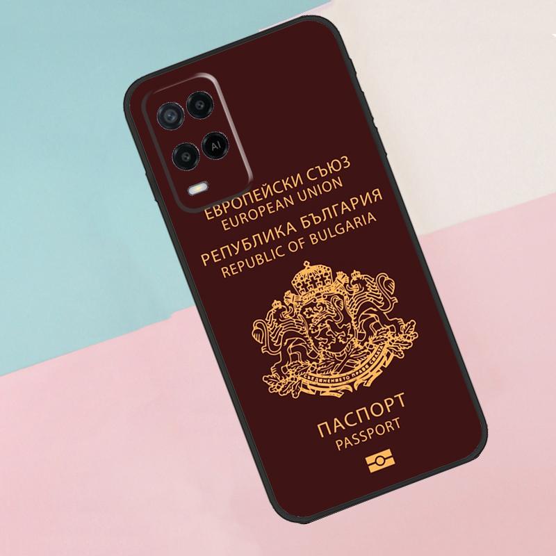 Чехол для телефона Oppo A17 A77 A60 A74 A94 A54 A18 A38 A58 A78 A98 A40 A80 A16 A76 A96 A15 A57S с изображением флага Болгарии, карты