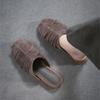 Johnature Модные легкие женские шлепанцы-лоферы с кисточками из замши, удобные и универсальные