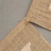 Flax Wedding Po Props Vintage Banner Jute Burlap Bunting Rustic Garland Party Wedding Decoration