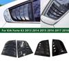 2PCS For KIA Forte K3 2013 2014 2015 2016 2017 2018 Car Front Rear Window Louver Shutter Cover Side Vent Blinds Trim Sticker