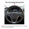 Car Interior Accessories Steering Wheel For Buick Regal Opel ignia 2014 2015 Microfiber Leather Cover Trim