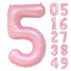 Подарок Воздушный Шар-Цифра, 90 см, Цифра 5, Алюминиевый Шар, Большой, Идеально подходит для Дней Рождения, Украшений, Юбилеев и Празднований (Номер 5, Молочный