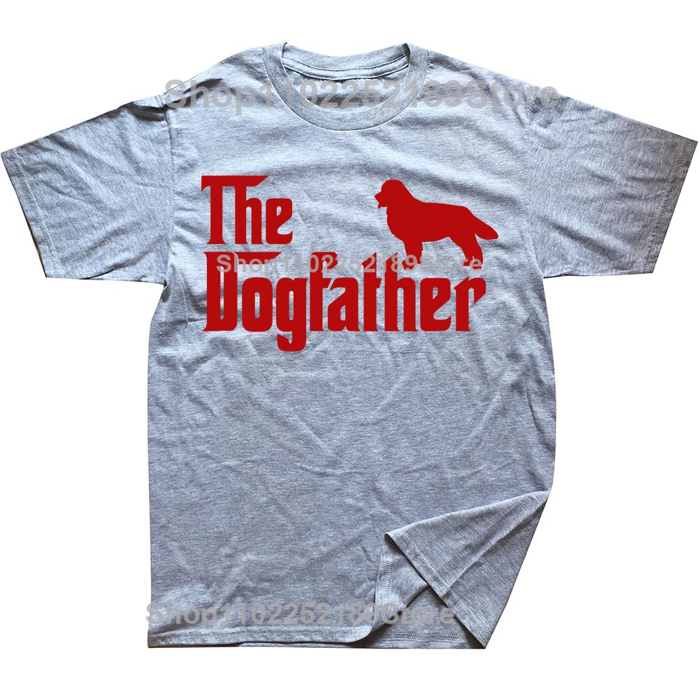Новинка Бернский зенненхунд The DogFather Футболки Графические Хлопок Уличная одежда Короткий рукав Подарки на день рождения Летний стиль Футболка
