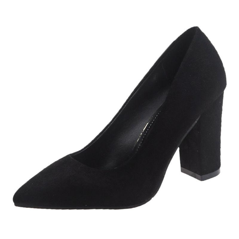 Fashion Women's High Heels Sexy Bride Party Mid Heel Pointed Toe Shallow Mouth High Heel Shoes Women Shoes