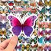 50 Butterfly Stickers Hot Cartoon Colorful Flowers Butterfly Graffiti Stickers Notebook Skateboard Water Cup Stickers
