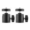Mini Swivel Ball Head Tripod Head 360 Degree Rotating Mount Base Adapter with Universal 1/4