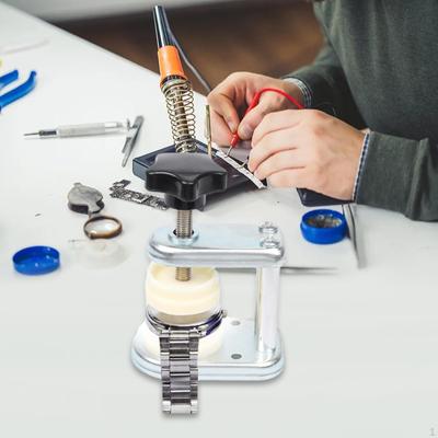 Набор инструментов для прессования часов, прочный ремонтный комплект для закрывания задней крышки с установочными штампами для