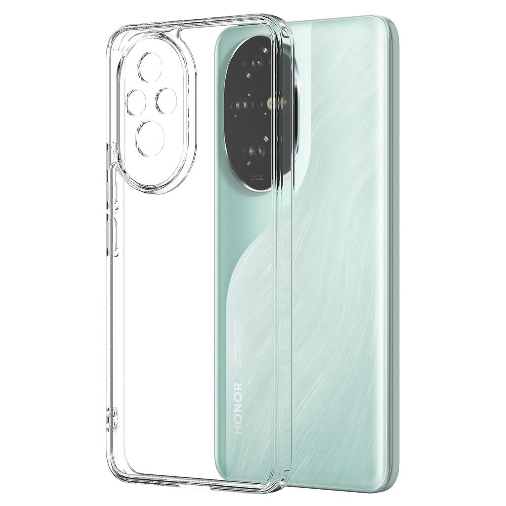 For Honor 200 5G Clear Phone Case TPU+Acrylic Shockproof Phone Back Cover